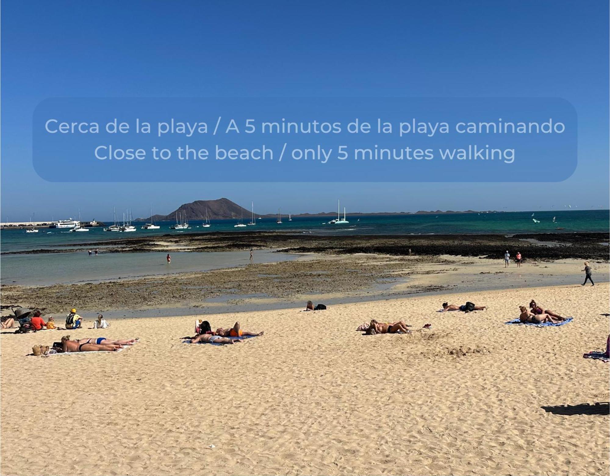 Tutti Frutti Con Piscina, Terraza Soleada Privada, Primera Planta Y Wi-Fi Corralejo Eksteriør bilde