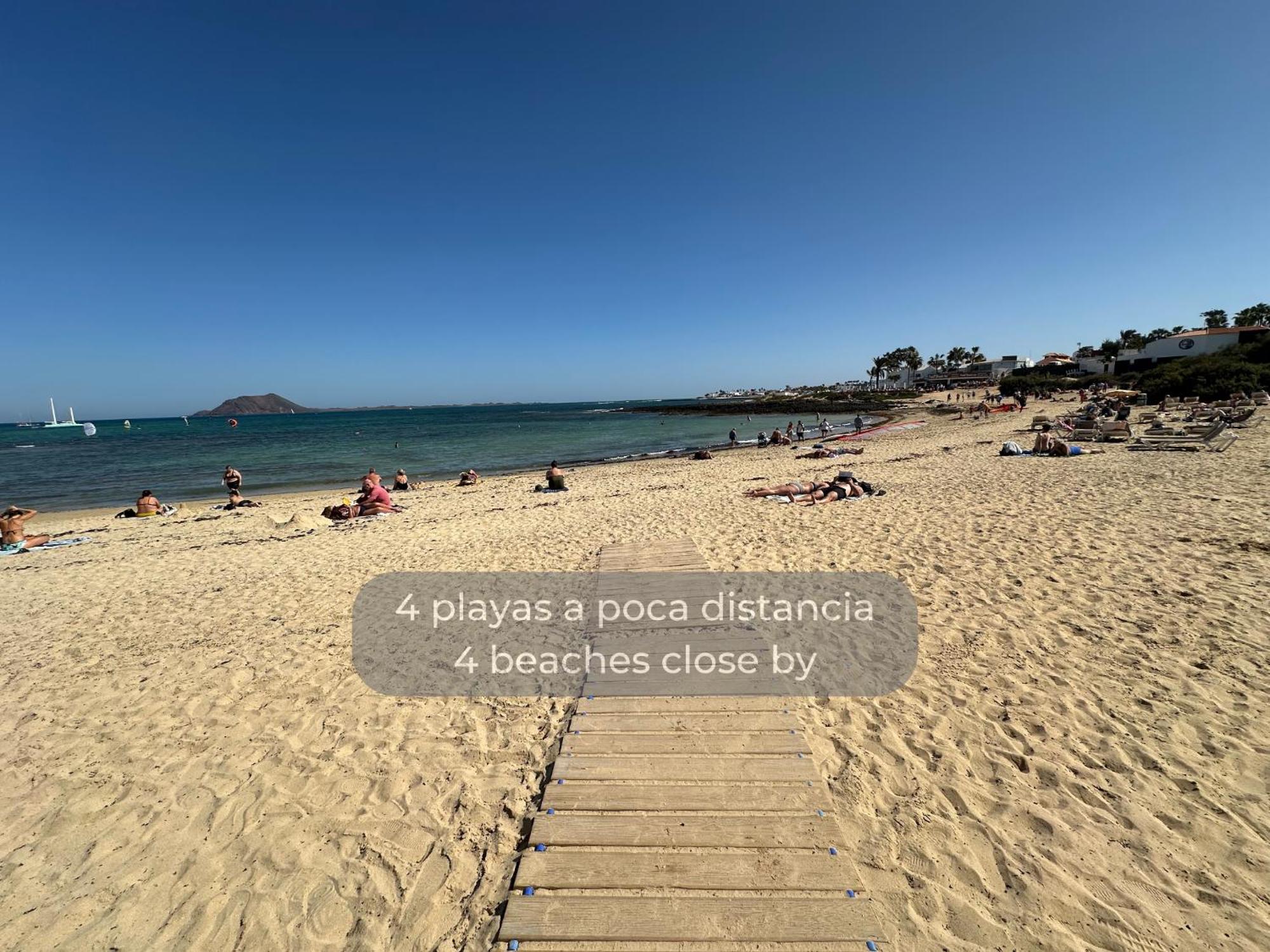 Tutti Frutti Con Piscina, Terraza Soleada Privada, Primera Planta Y Wi-Fi Corralejo Eksteriør bilde